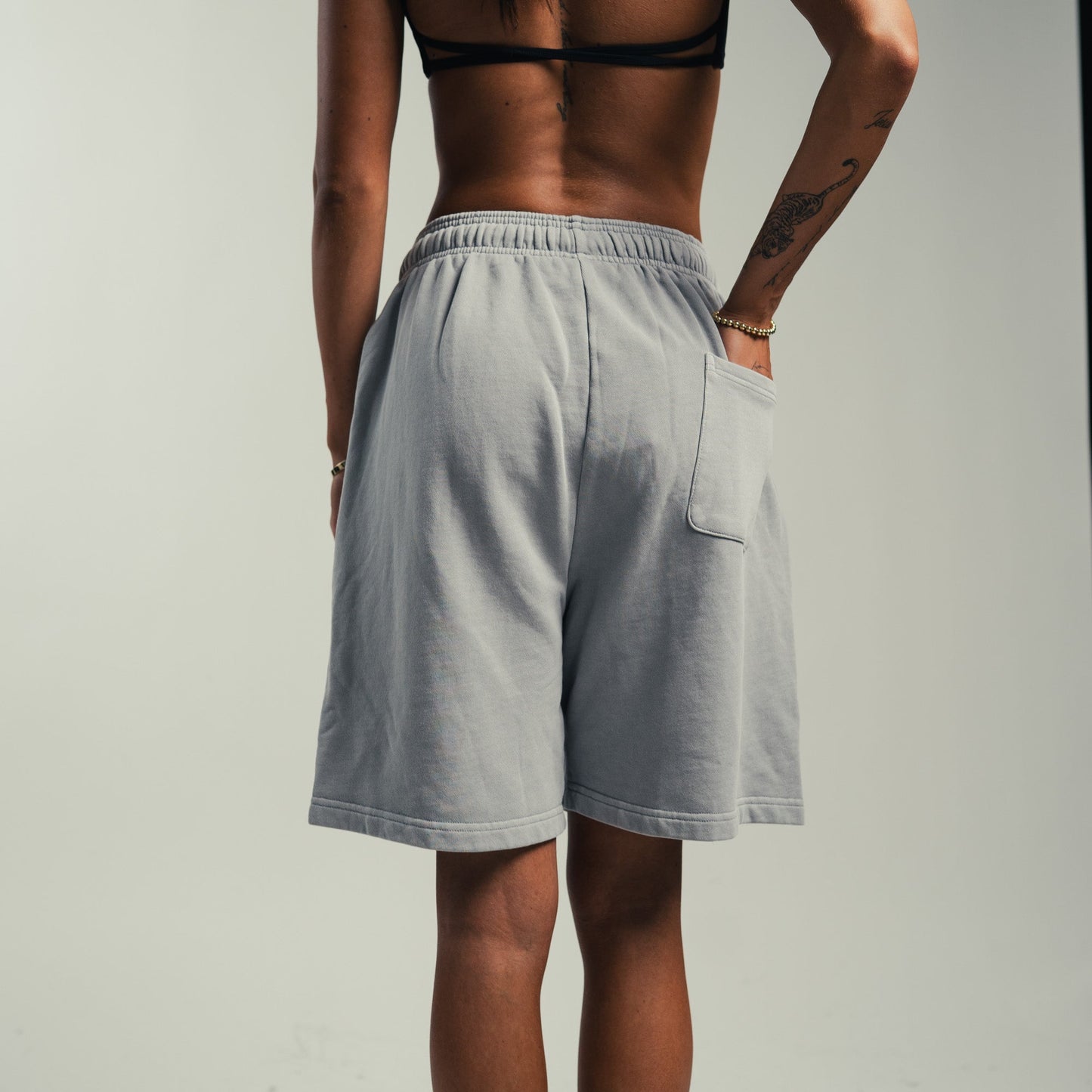 Collegiate Shorts — Grey