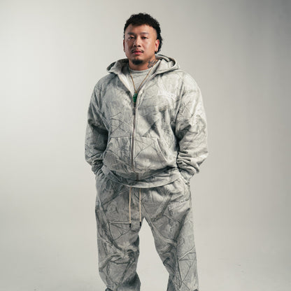 Collegiate Zip-Up Hoodie — Light Realtree
