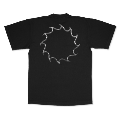 Chrome Script T-Shirt — Black Onyx