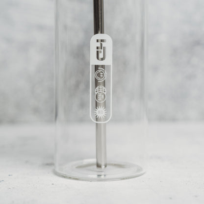 Glass Straw Water Bottle